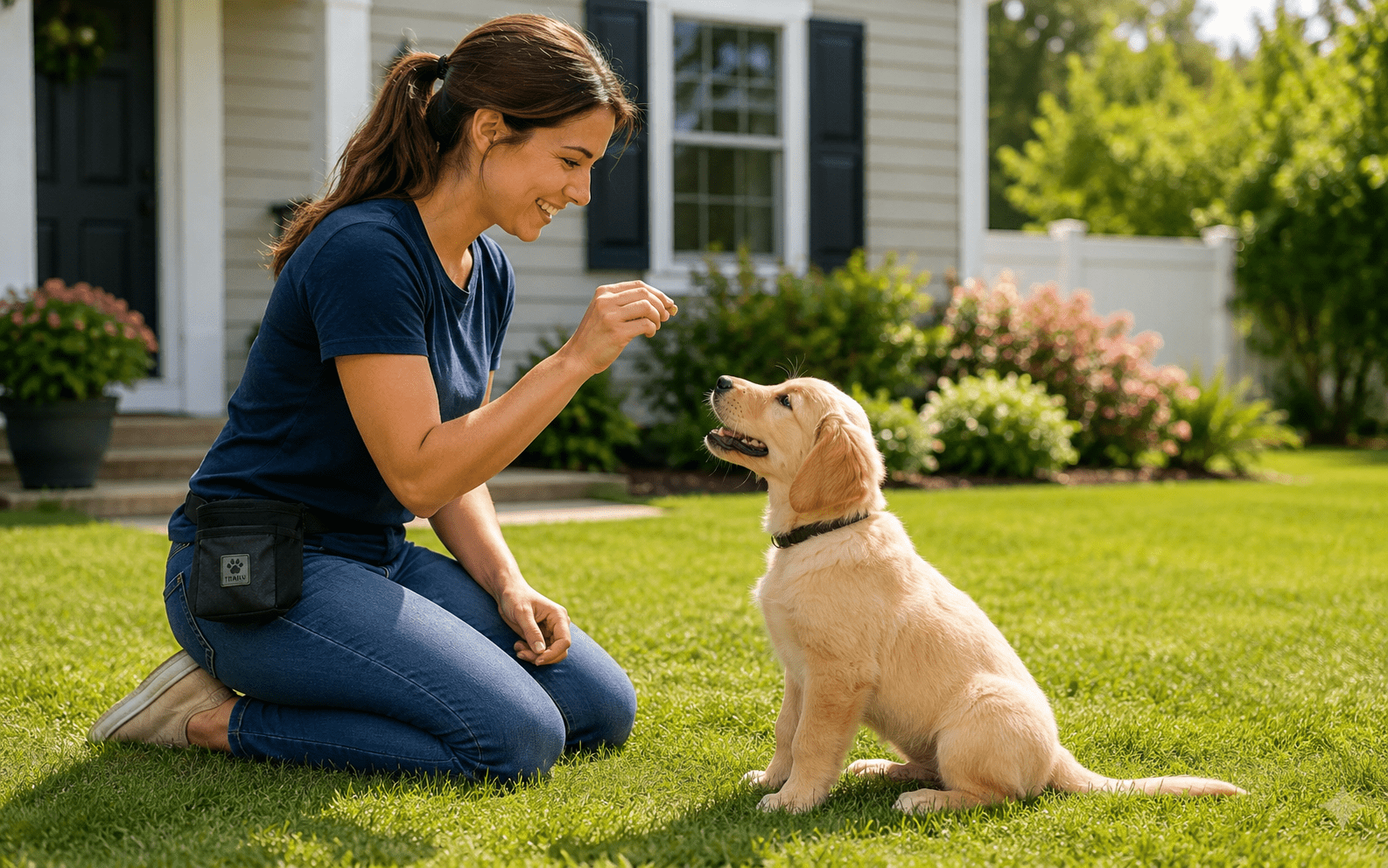 how to train a puppy with positive reinforcement on Long Island