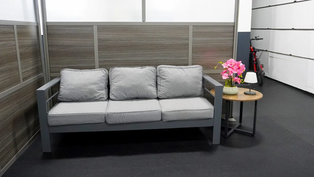 Gray Sofa Decoration - Suffolk County, NY