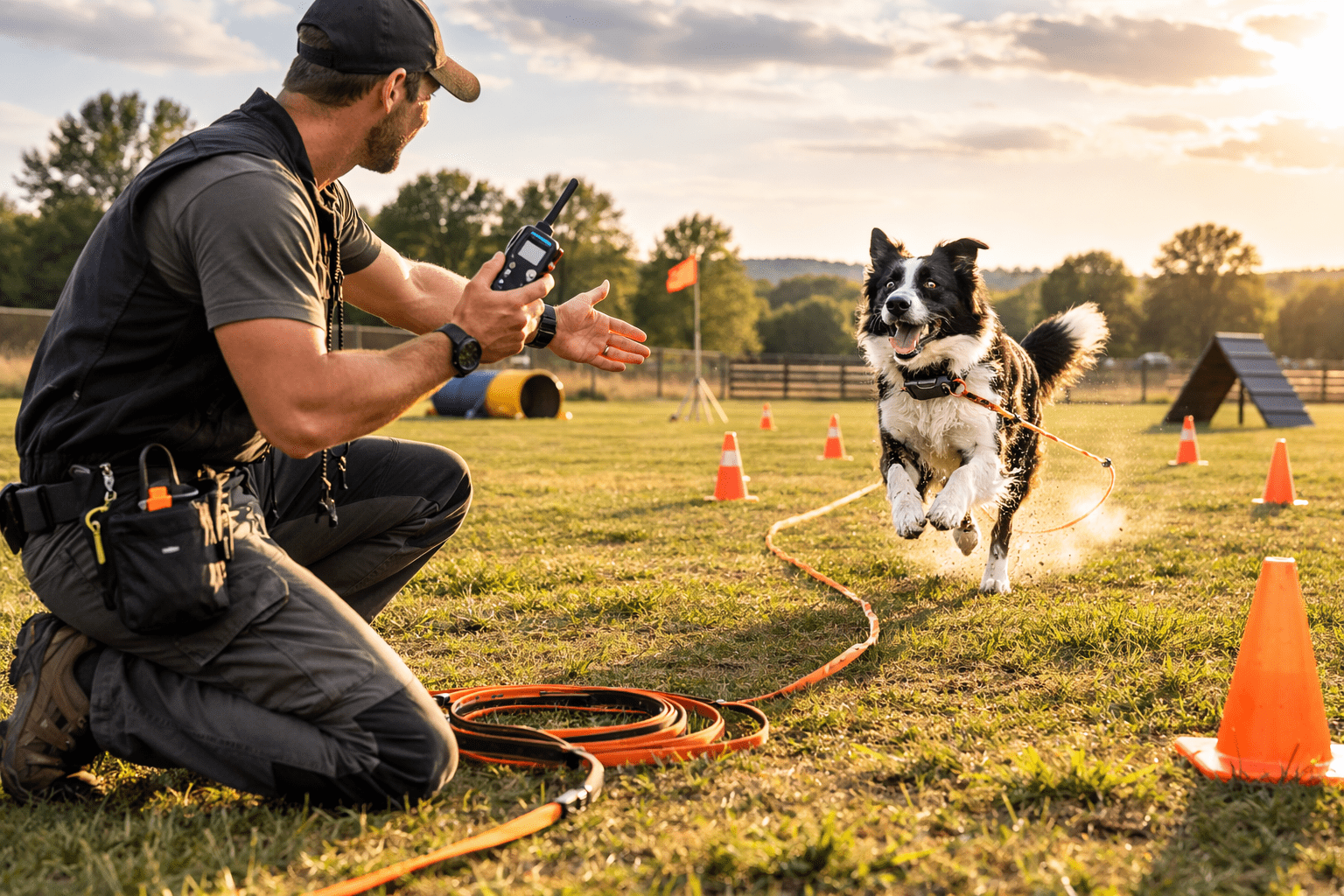 How to Train a Dog with a Shock Collar: Complete Guide for Safe and Effective Results 3 E-collar recall training with long line