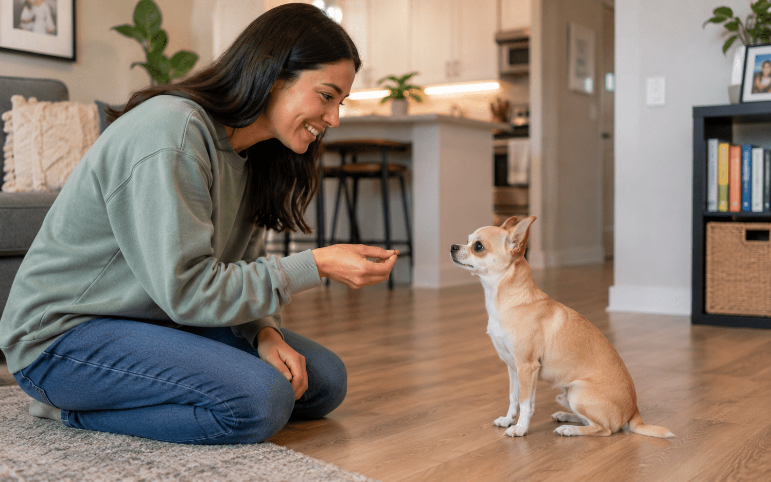 Can You Train a Chihuahua? Everything Owners Need to Know 1 chihuahua positive reinforcement treat training