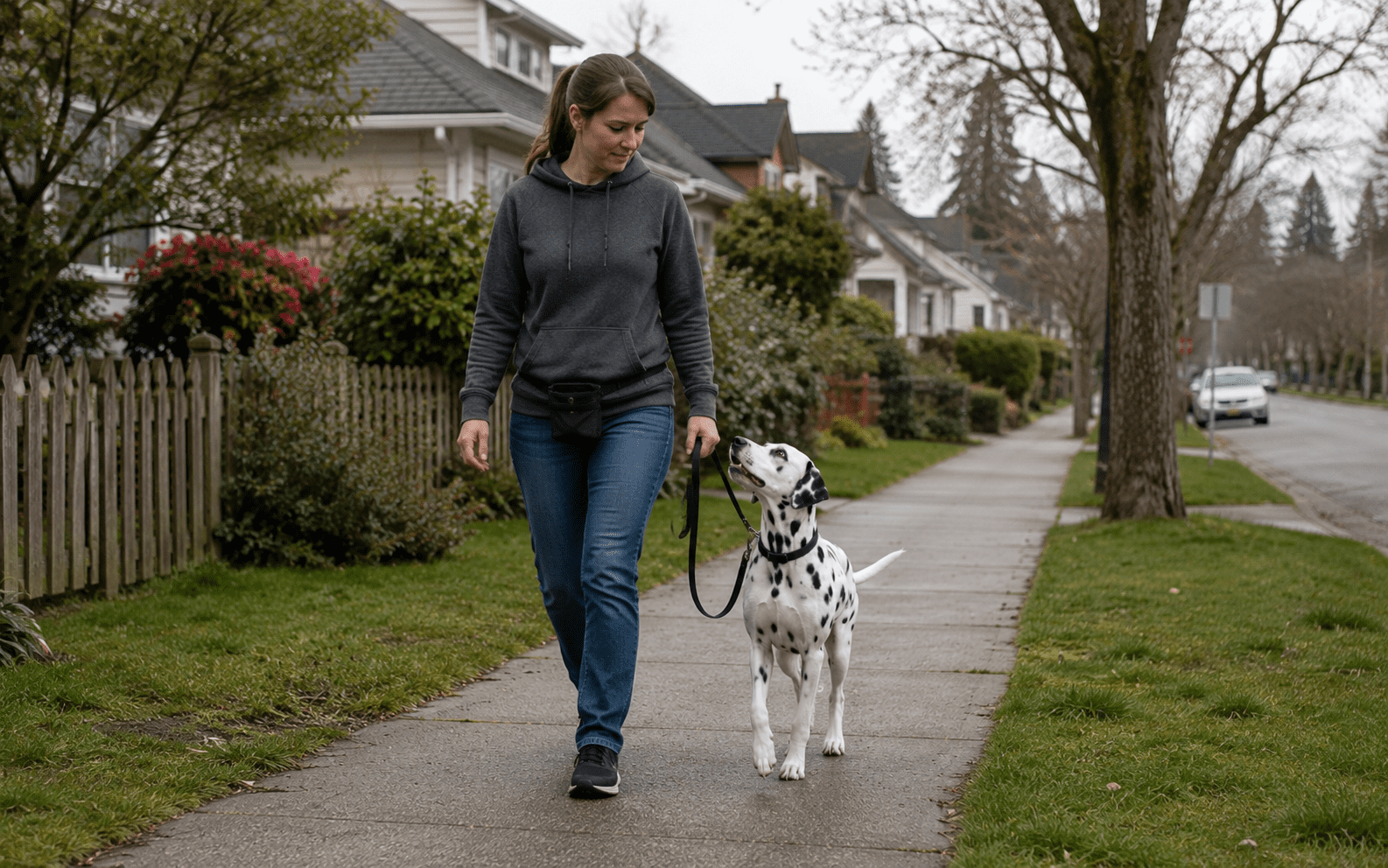 How to Train a Dalmatian Dog: Proven Methods for This High-Energy Breed 5 Professional trainer working with Dalmatian on heel command