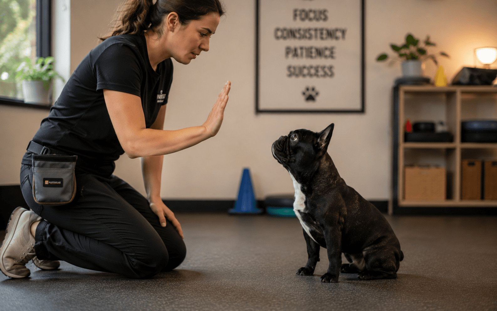 How to Train a French Bulldog: A Complete Guide for Frenchie Owners 3 frenchie stay command training