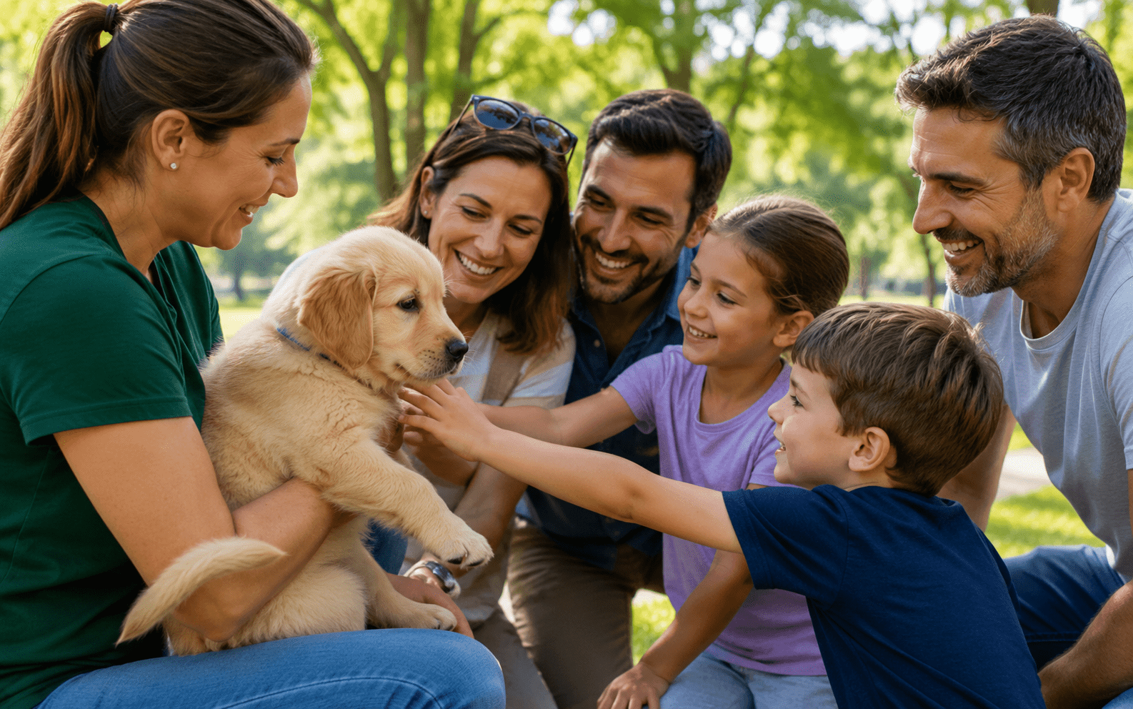 How to Train a Golden Retriever: Steps, Tips, and What Actually Works 1 golden retriever puppy socialization with people and environment