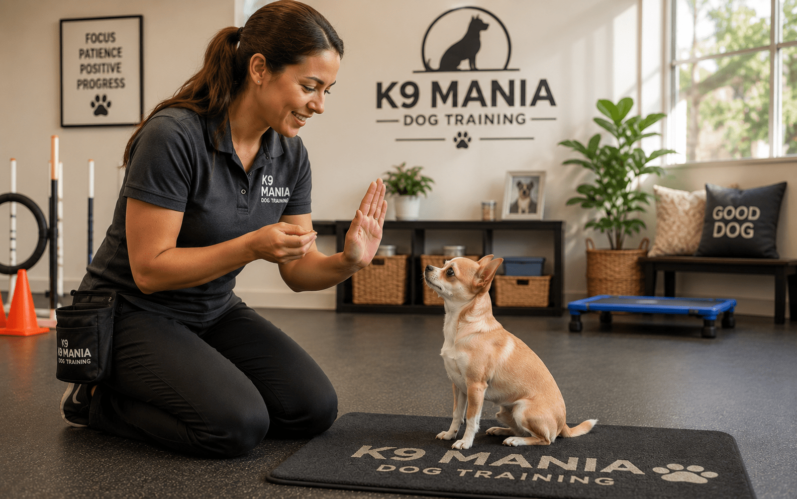 Can You Train a Chihuahua? Everything Owners Need to Know 5 Professional dog trainer working one on one with a Chihuahua during a private training session